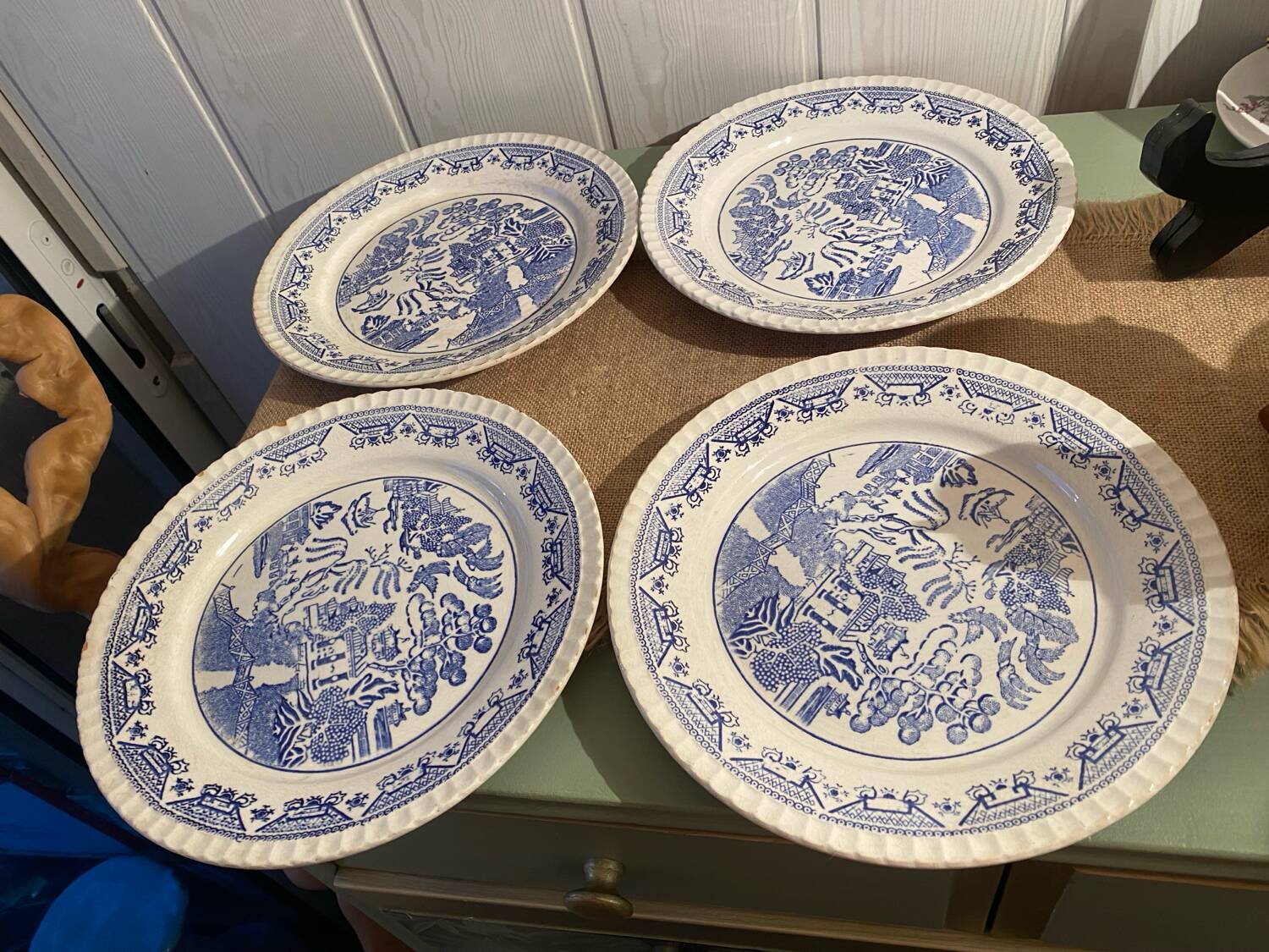 Willow plate Sarreguemines