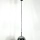 Targetti, set of two chrome sphere pendant lamps from 70s