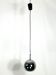 Targetti, set of two chrome sphere pendant lamps from 70s