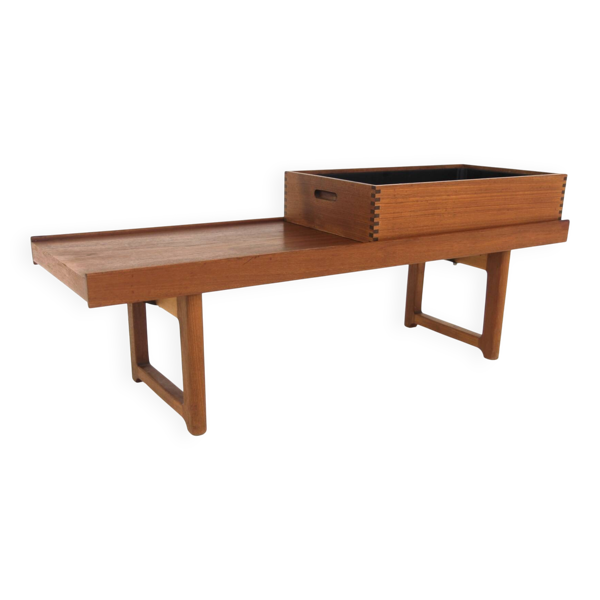 Banc ''Krobo'' en teck, Torbjørn Afdal pour Bruksbo, Norvège, 1960