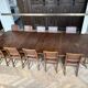 Table set and 12 chairs.