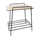 Table d'appoint métal et bois