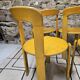Lot of vintage bruno rey 1970" chairs