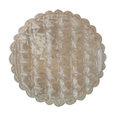 Golden glass ceiling lamp from the 1960s