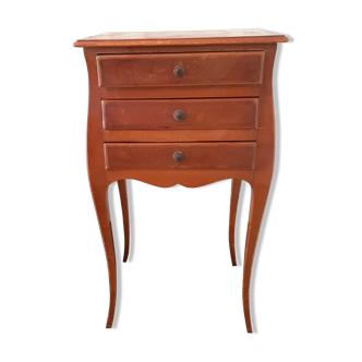 Furniture with 3 tirois in cherry. Côtès bombès.