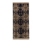Vintage handmade Turkish rug 90x193 cm