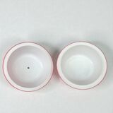 Vintage 70s red tomato plastic ice bucket