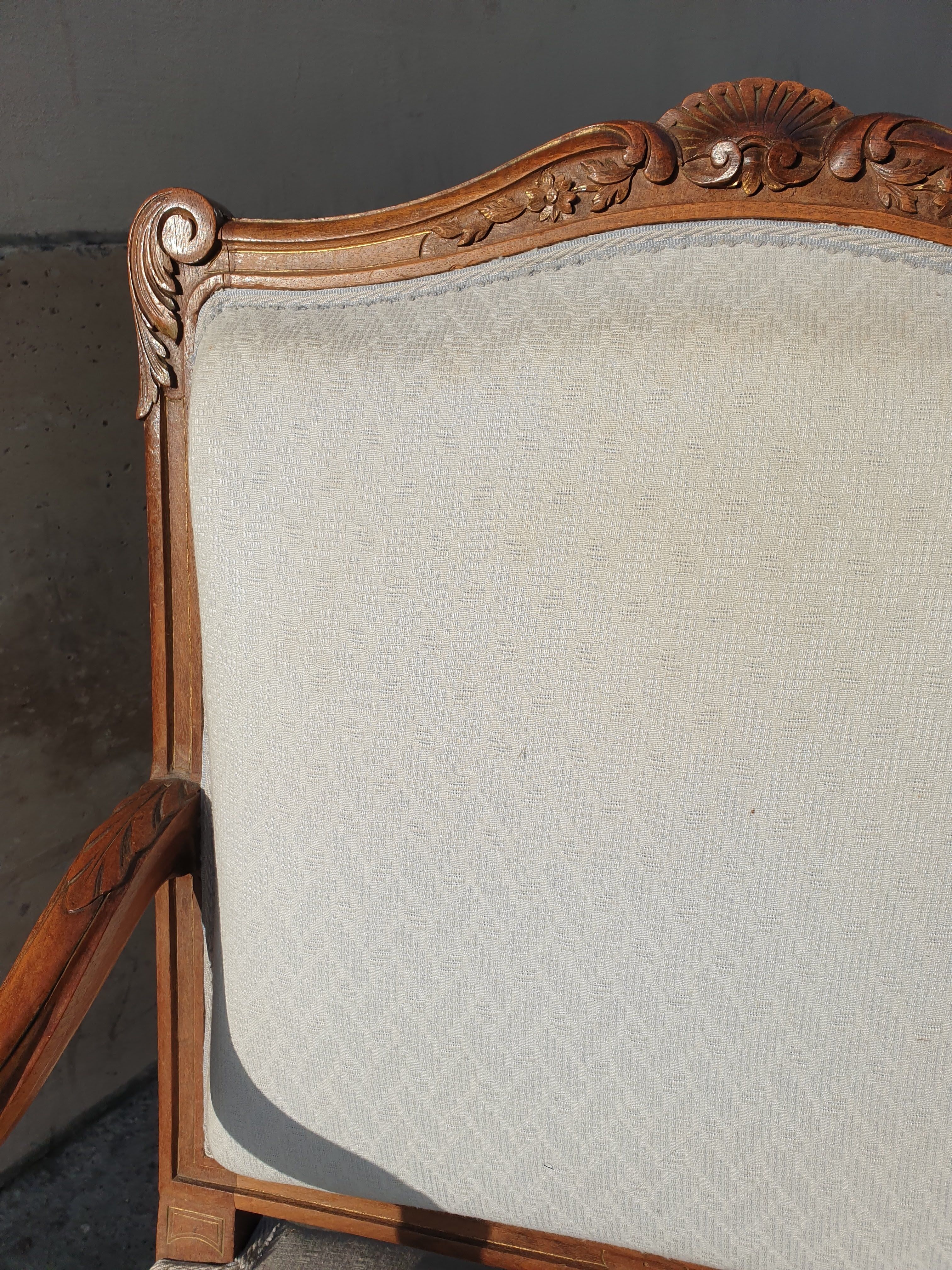 Louis XV style chair wood and gilding