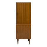 Armoire étroite en teck, années 1960