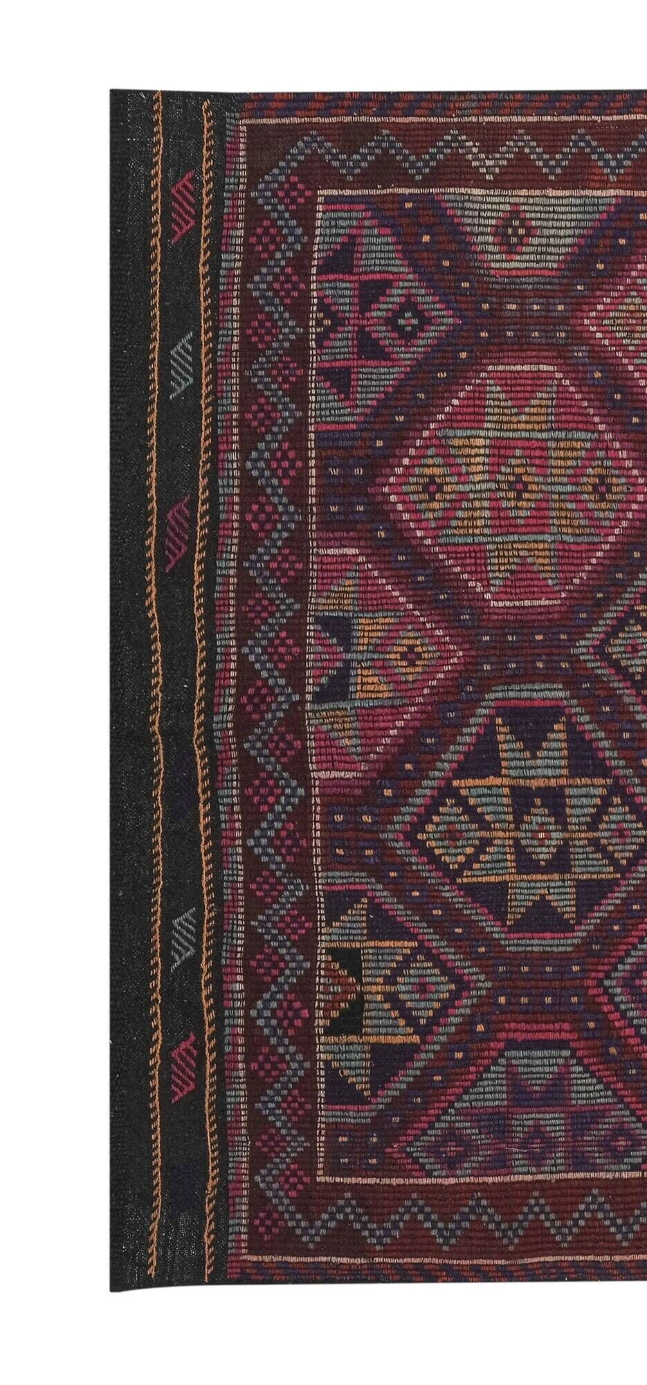 Vintage Turkish kilim, handwoven, 175x251 cm.