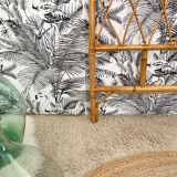 Rattan headboard