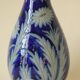 Vase en grès d'Alsace Betschdorf - Potterie Schmitter - Gris et Bleu Cobalt