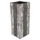 Vase en céramique brutaliste européen des années 1970 – forme haute et texturée, typique du style moderne du milieu du siècle.