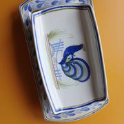 Henriot Quimper vintage numbered asparagus dishes