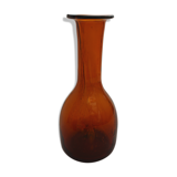 Bubbled amber carafe