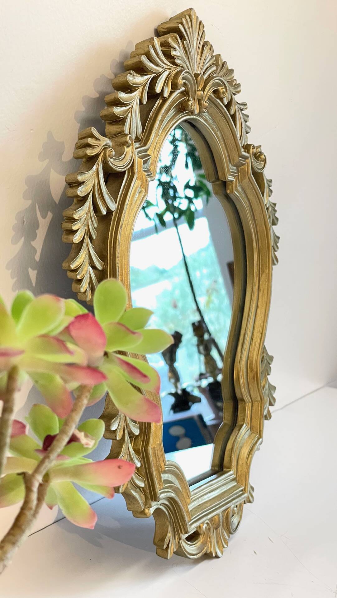 Vintage Gold Rococo Style Mirror