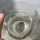 Murano transparent glass vase