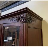 Antique wardrobe, linen cupboard - Art Nouveau