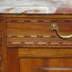 Art Deco walnut sideboard with marble top
