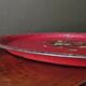 Very large Napoleon III painted tin tray