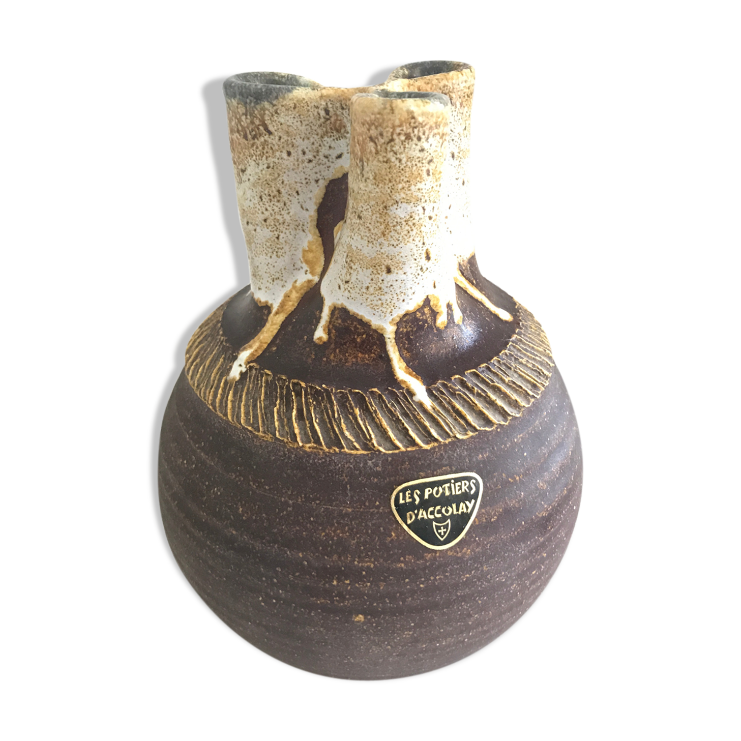 Accolay vintage pinched ceramics vase