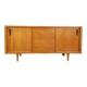 Vintage row in light oak wood from the 60s