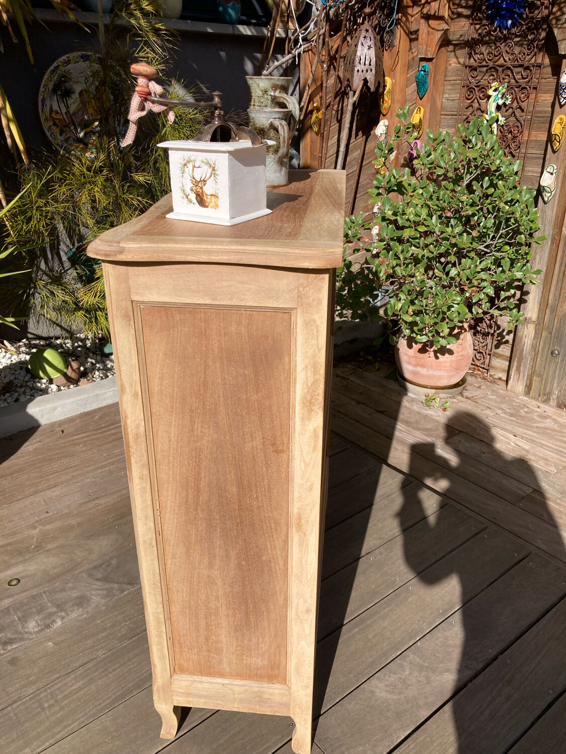 Bibus shelving practical console!! Raw walnut/ adjustable shelves