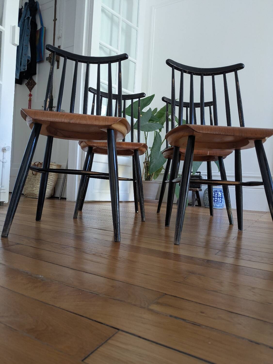 4 Fanette chairs by Ilmari Tapiovaara