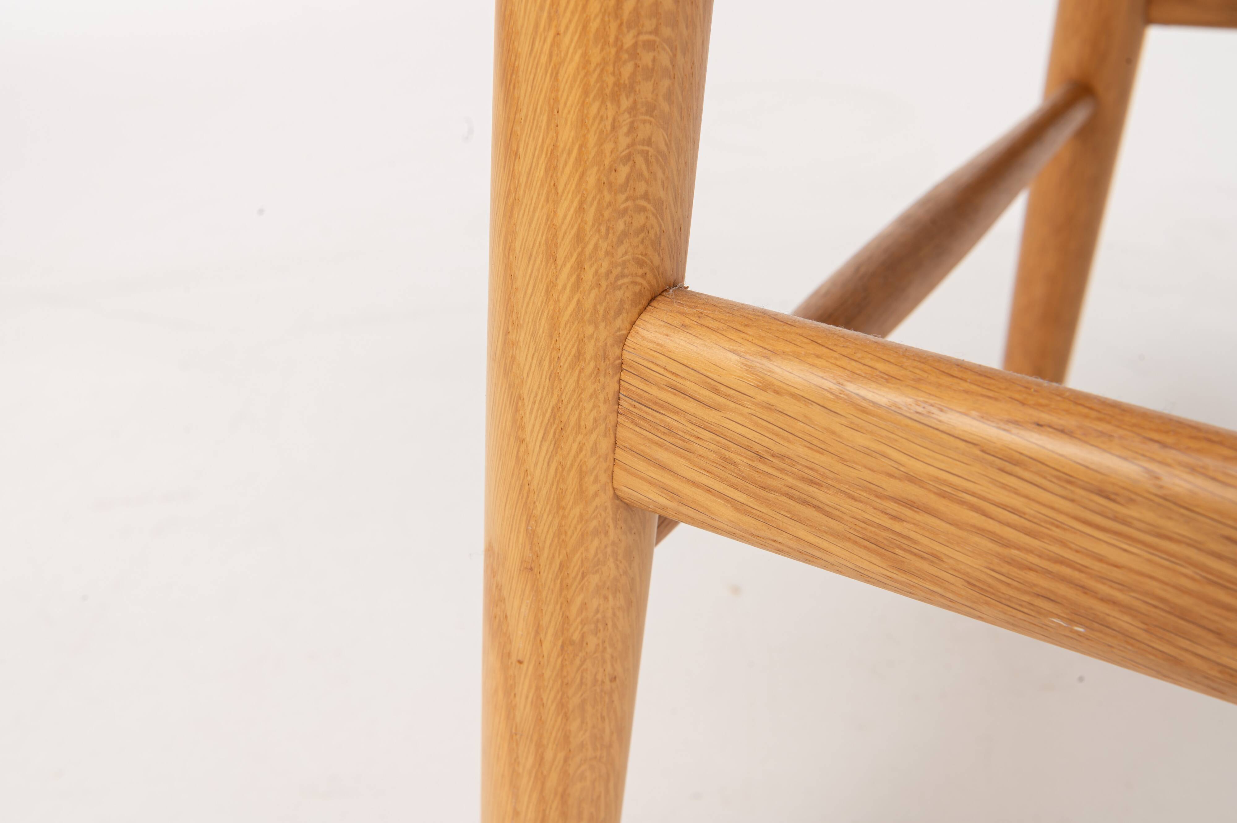 Set of 6 'CH24' wishbone dining chairs by Hans J Wegner for Carl Hansen, De