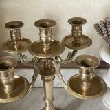 Antique gilt bronze candlestick circa 1900