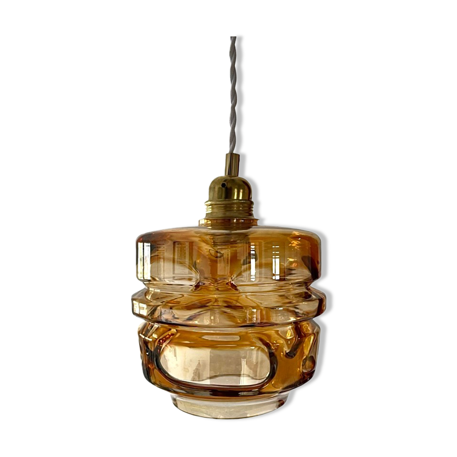Vintage murano glass pendant lamp