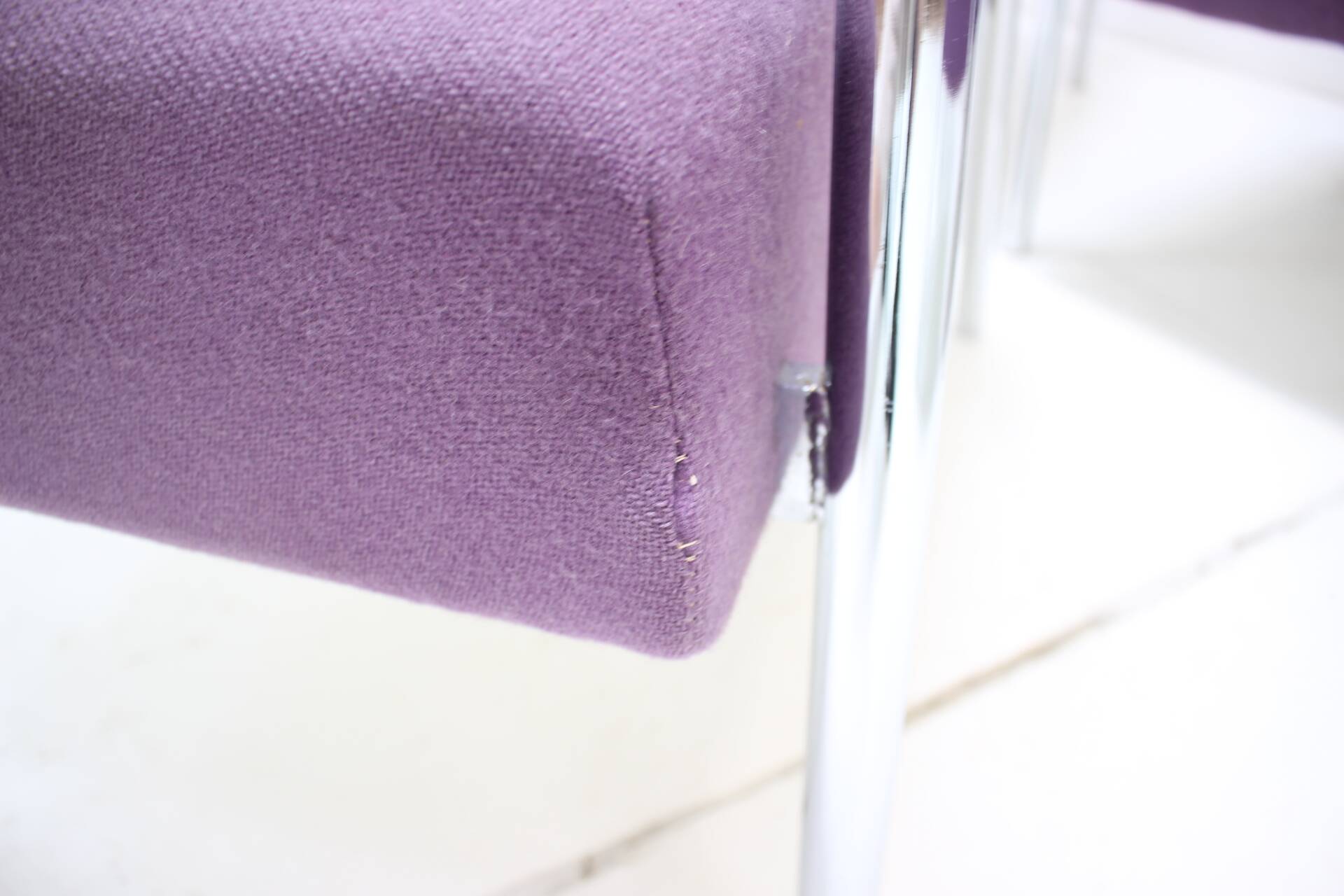 Mid-Century Tubular Chrome Armchair, Germany 1970s