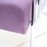 Mid-Century Tubular Chrome Armchair, Germany 1970s