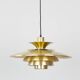 Danish vintage pendant lamp Verona by Kurt Wiborg, Jeka, 1980s