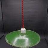 Green enamelled steel hanging