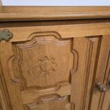 Oak sideboard 1970 Guillerme and Chambron for Your Home Circa edition