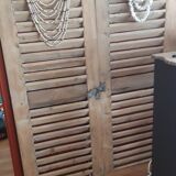 Paire de volets anciens décapés