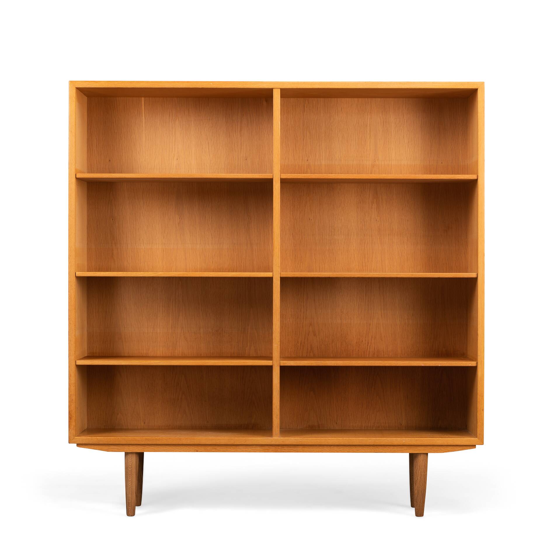 Danish Design Oak Bookcase by Borge Mogensen, 1960s