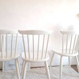 Set of six vintage Scandinavian chairs