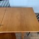 Table carrée pliante papillon en chêne