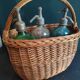 Vintage French oval basket