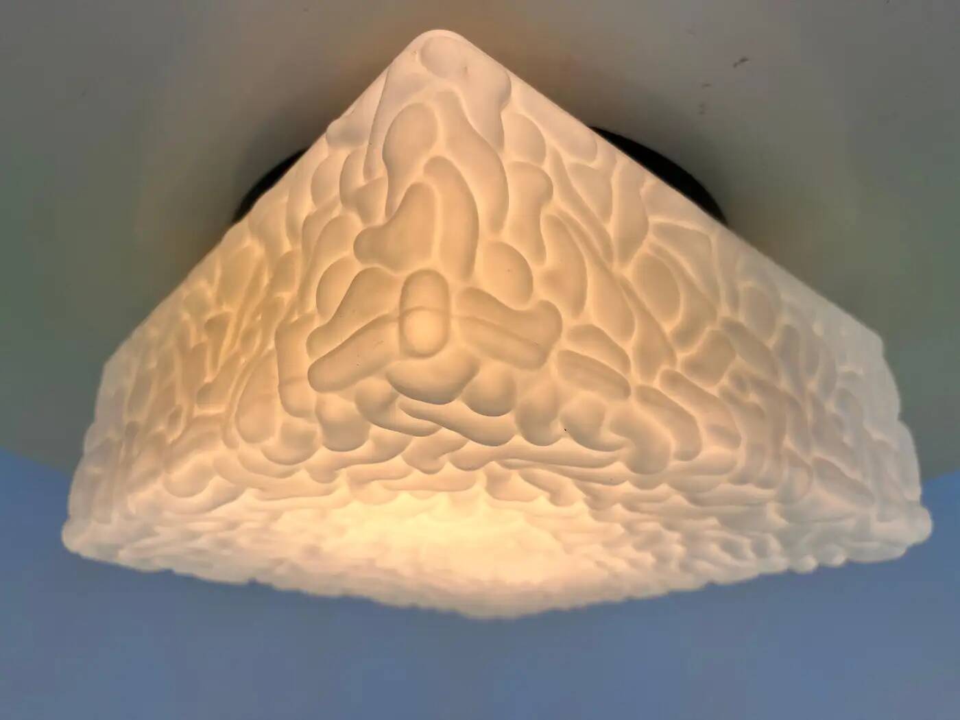 Midcentury wall or ceiling lamps, flushmount, 1970s - up to 15 pieces