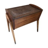 Ancien meuble travailleuse scandinave coffre bois