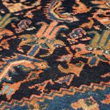 Oriental style red and gray rug with pattern 150x100cm