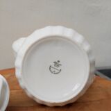 Cafetière-théière Art déco motifs papillons