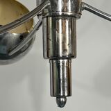 Goffredo Reggiani, satellite chrome chandelier from 60s