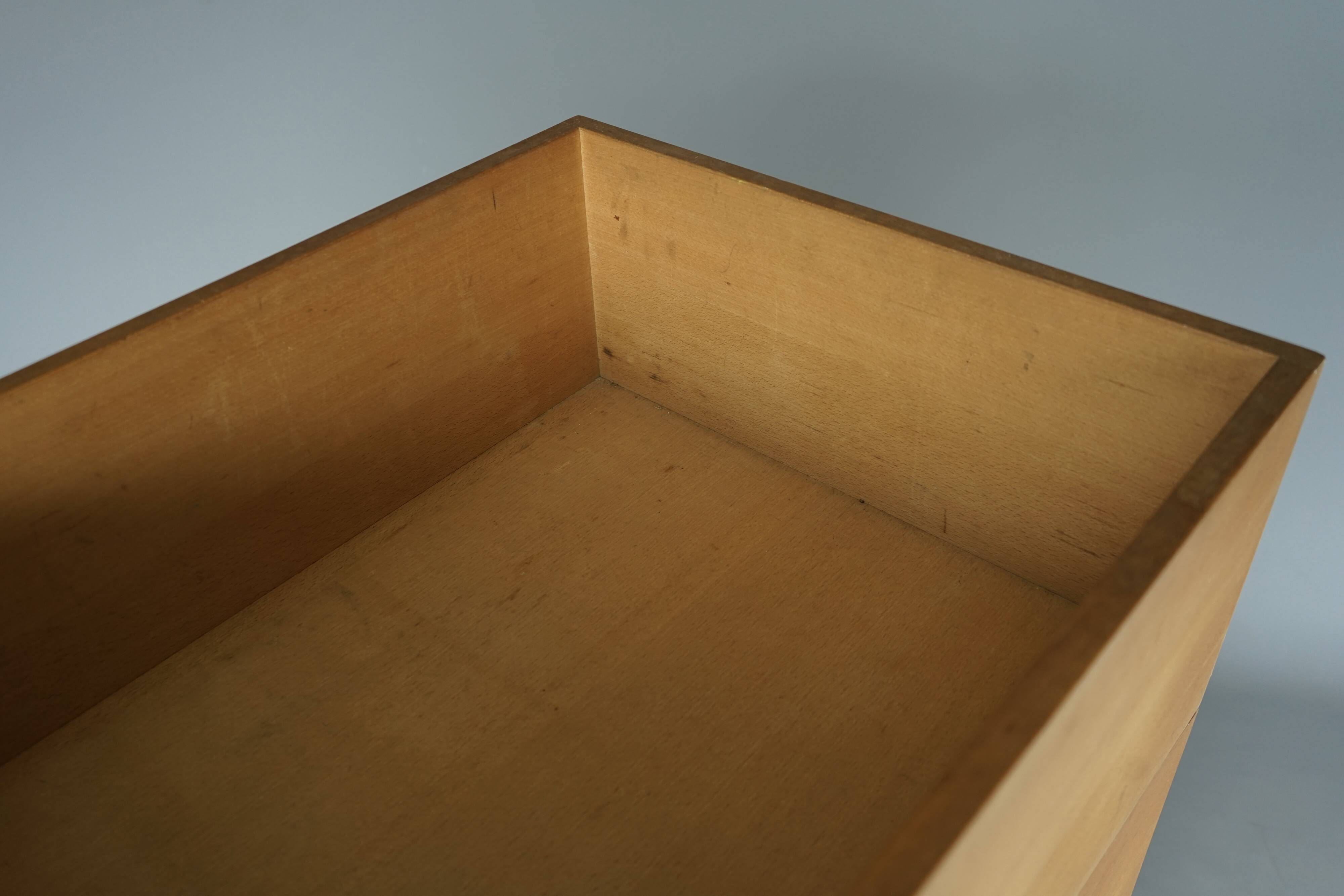 Storage Boxes in beech wood by Wim den Boon, 1967. Set of 4