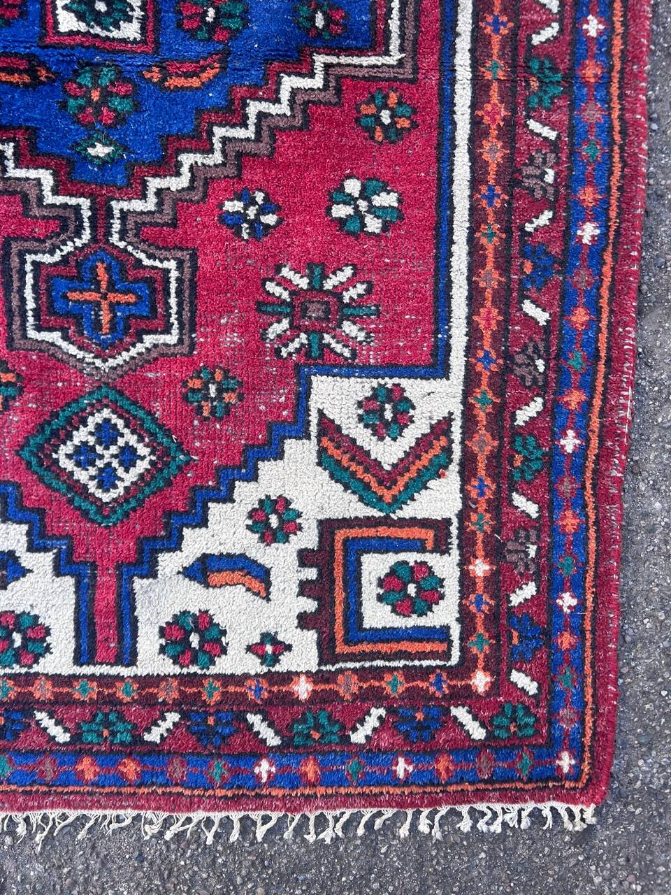 Tapis persan Hamadan fait main