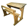 Desk double wooden school desk