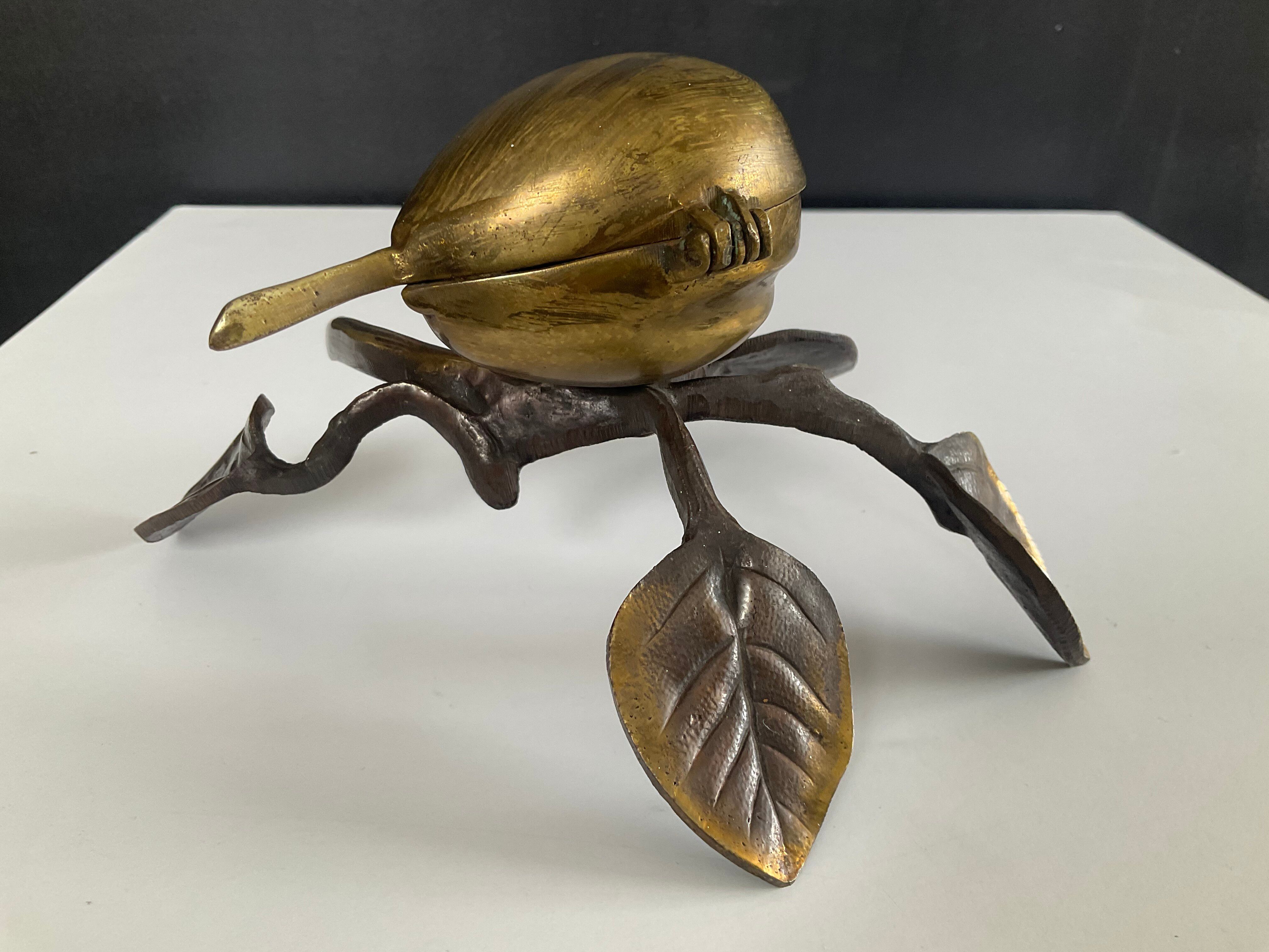 Bronze Art Nouveau catchall tray